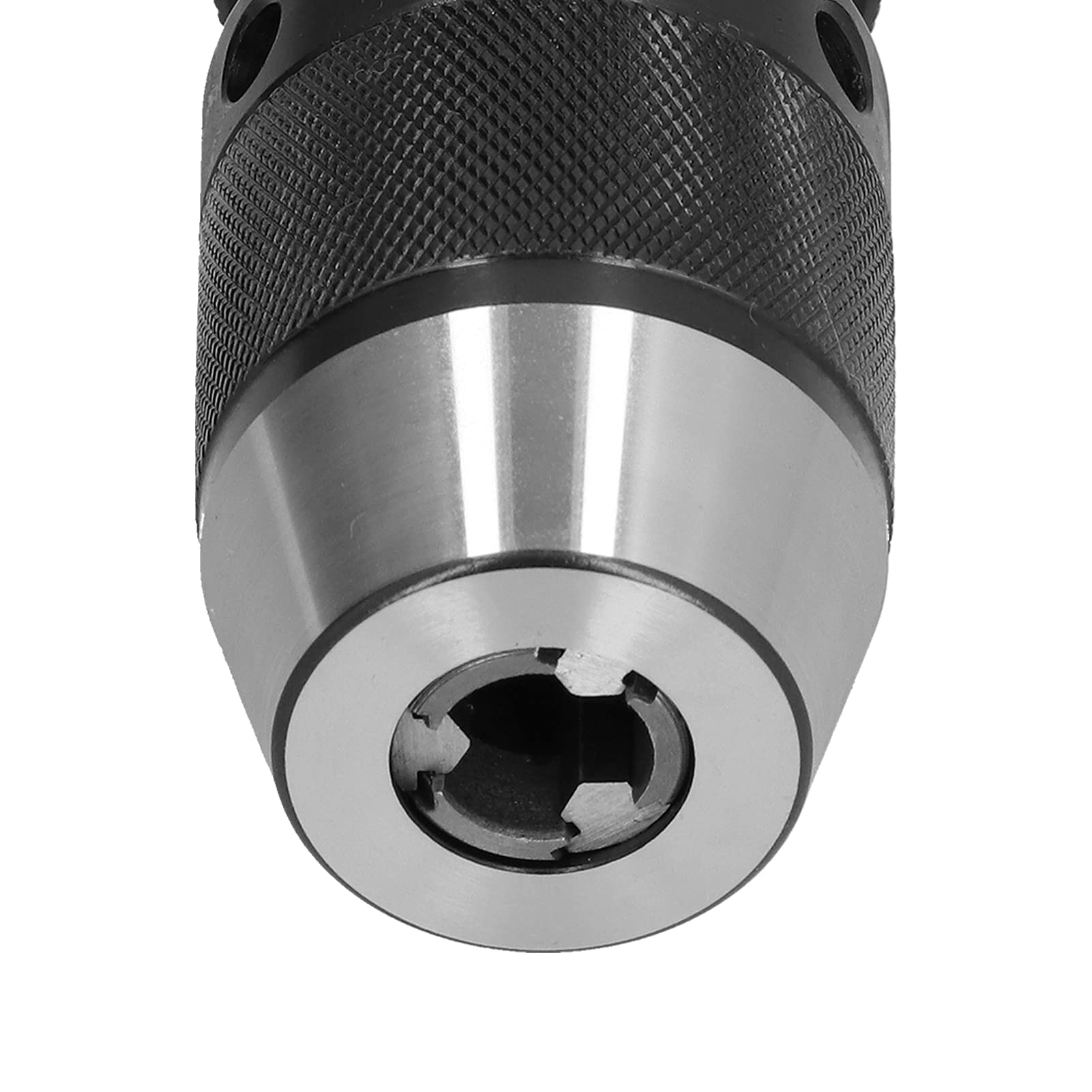 Mandrin de perceuse à verrouillage automatique en 40Cr, mandrin pour perceuse à colonne et perceuse électrique à main, plage de serrage de 1 à 13 mm avec tige filetée à dents en