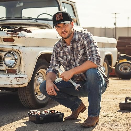 Miniatura 12 de Baseball Cap for Men Women Adjustable Hat 80s negro