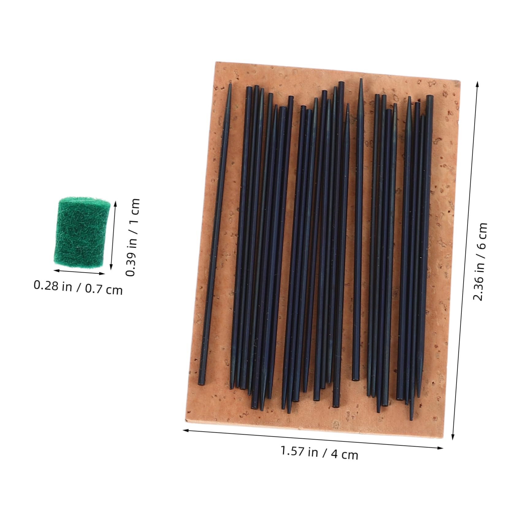 Totority Wooden Metal Sax Repair Tools Cork Reeds Spring Needle Felt Pads for Instrument Maintenance