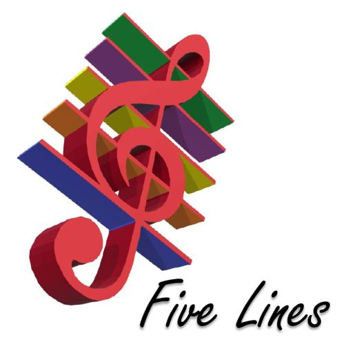 Five Lines Digitale Musiknoten