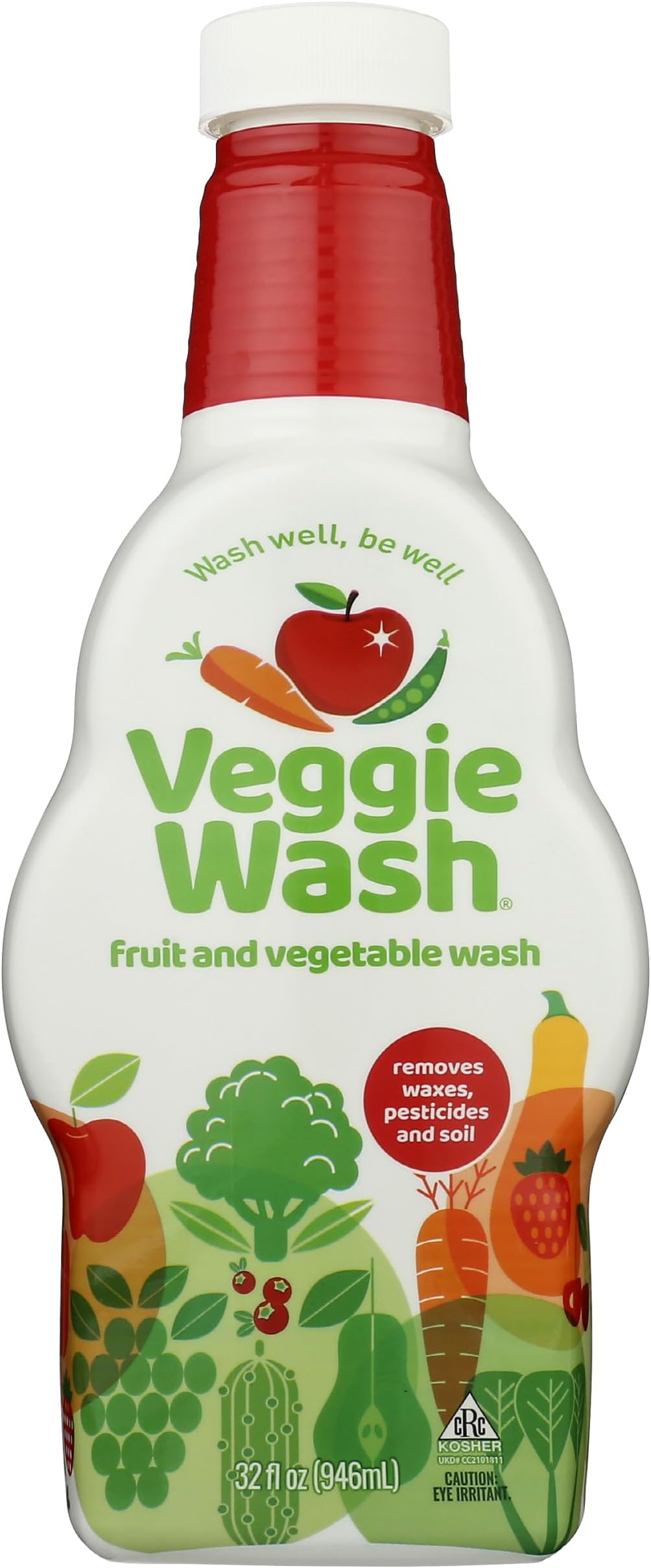 Veggie Wash Citrus Magic Natural Fruit and Vegetable Refill, 32 Fluid Ounce