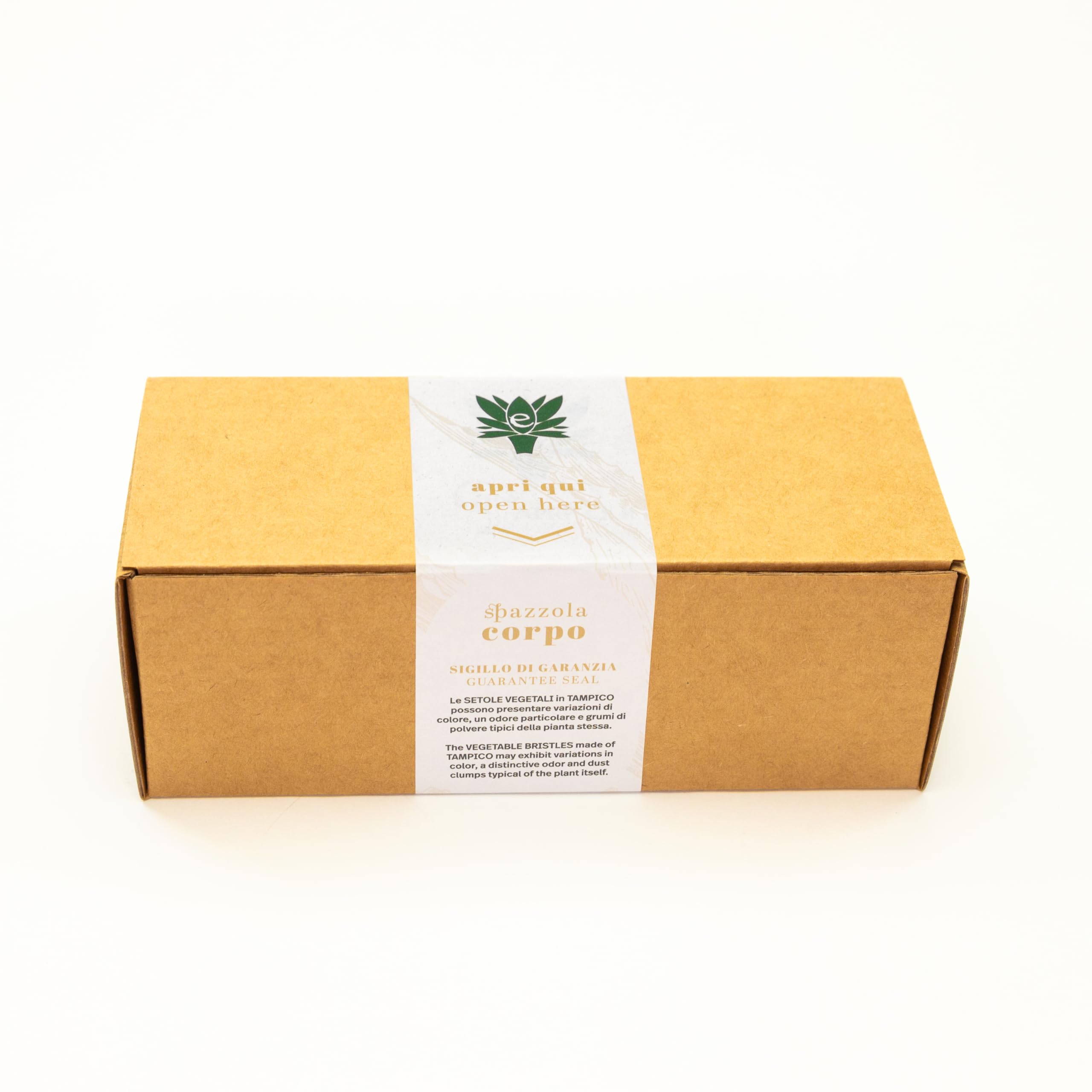 Spazzola Corpo per Spazzolatura a Secco, Setole Naturali Tampico Erbecedario, Legno di Faggio, Per Contrastare Inestetismi Cellulite e Ritenzione Idrica, Migliora la Circolazione, Azione Esfoliante