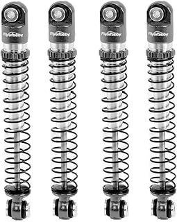 Powerhobby 1/24 Axial SCX24 Aluminum 54mm Long Travel Shocks (Black)