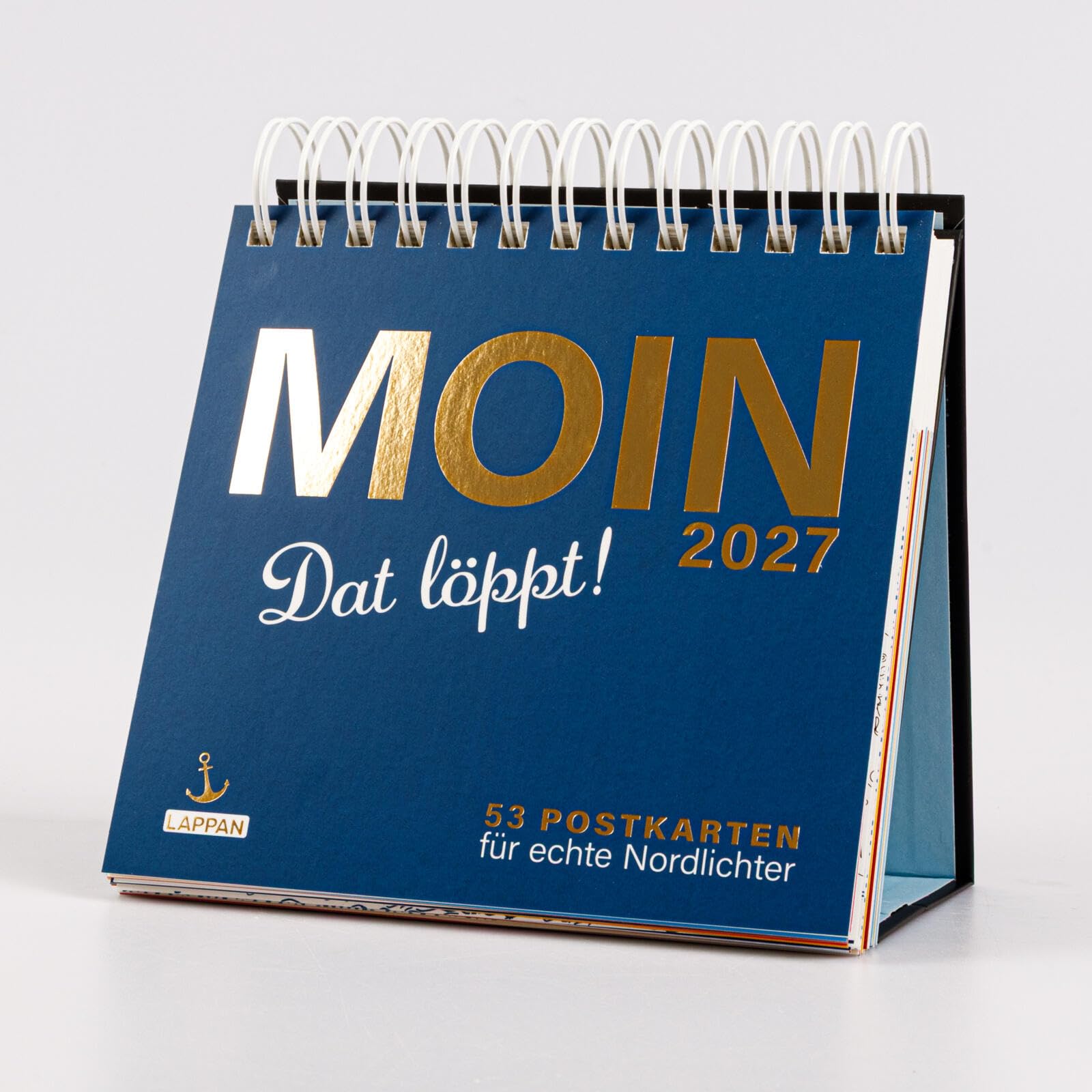 MOIN!: Postkartenkalender 2027: Nützt ja nix! | 53 Postkarten mit norddeutschen Sprüchen und Weisheiten. Humorvoll, nordisch, MOIN