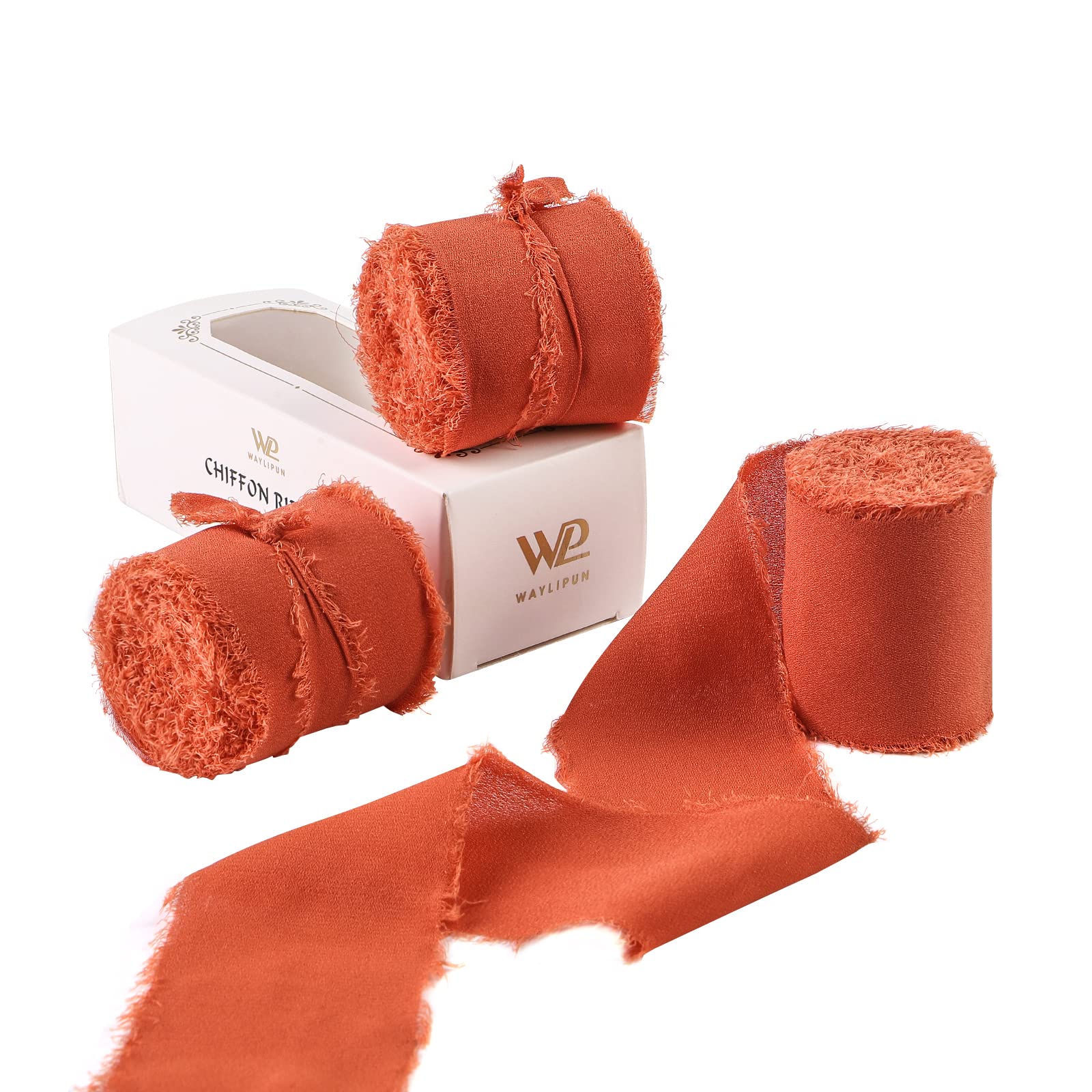 Waylipun Handmade Fringe Chiffon Ribbons