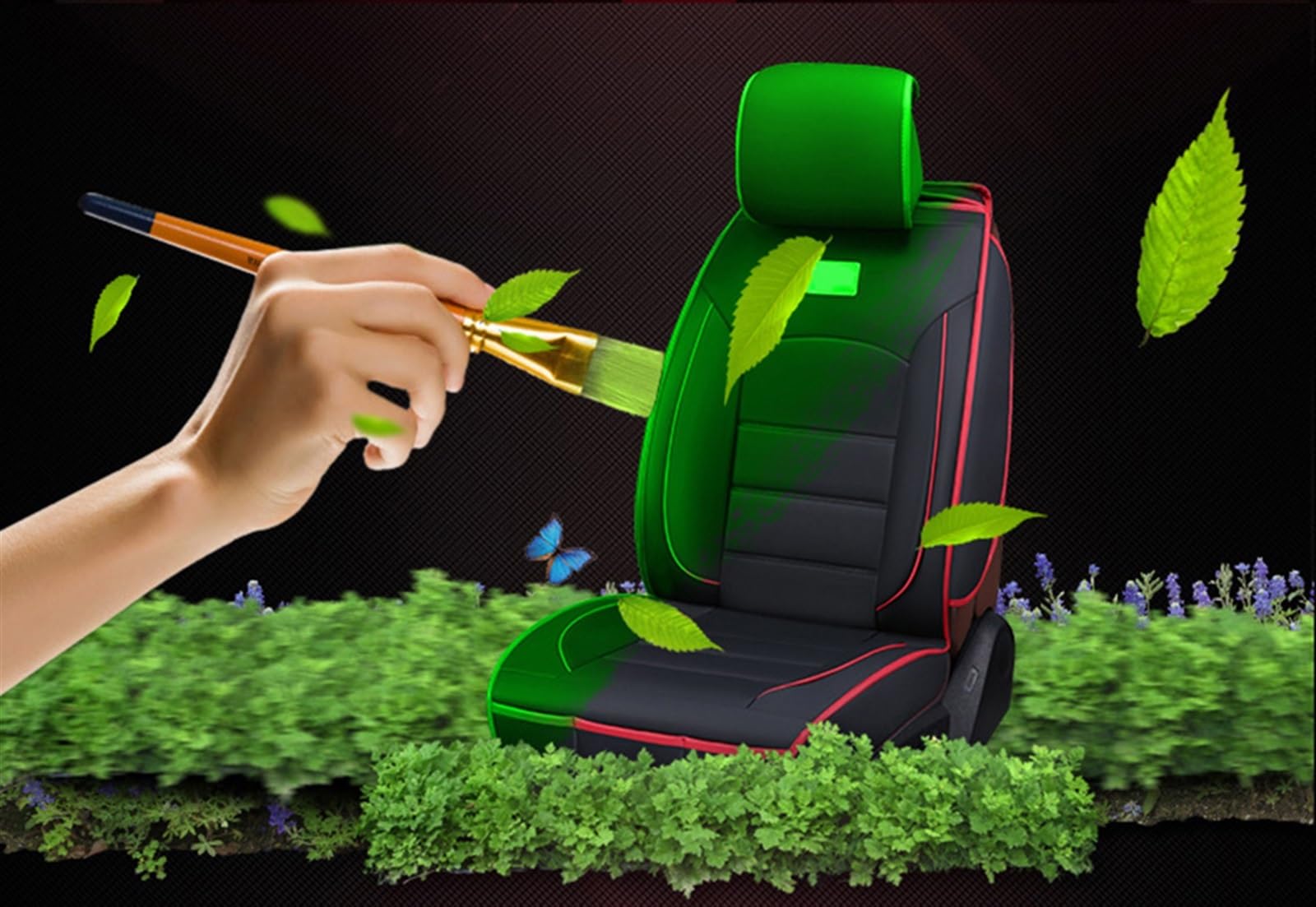 YOUZKA Car Seat Cover Accessories For NISSAN Qashqai Juke X-Trail Armada Altima Cube Dualis Tiida Bluebird Rogue Cushion accessories