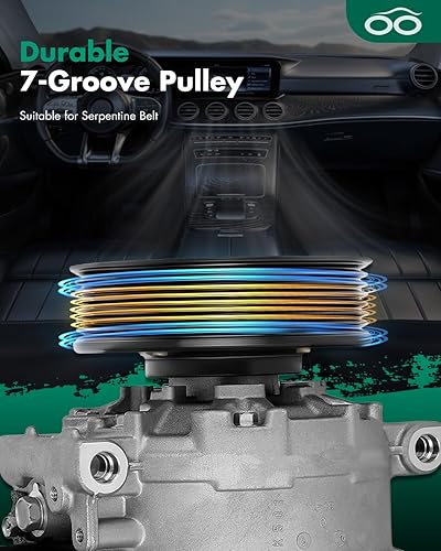 Miniatura 5 de SCITOO Compresor de CA para 2004-2017 para Audi Q7 3.6L para Porsche Cayenne 3.2L para Volkswagen Touareg 3.2L para Volkswagen Touareg 3.6L CO 11239C