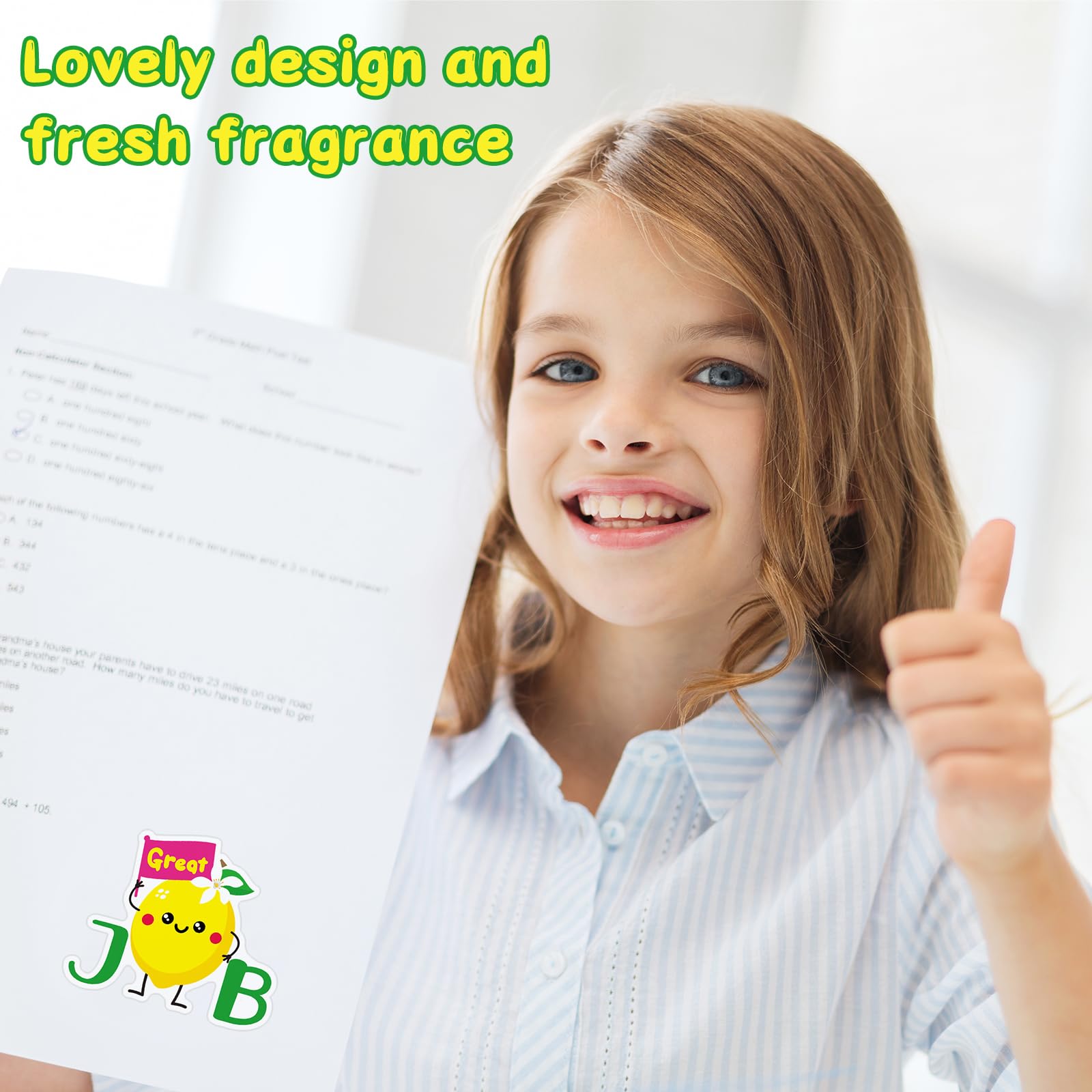 Stickers For Water Bottles 300PCS Large Scratch And Sniff Stickers