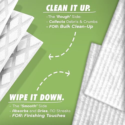 Miniatura 4 de Sprout! Paños de cocina suecos para limpieza de cocina, hogar y comercial  Paños de esponja de celulosa duraderos y reutilizables  Reemplazo de