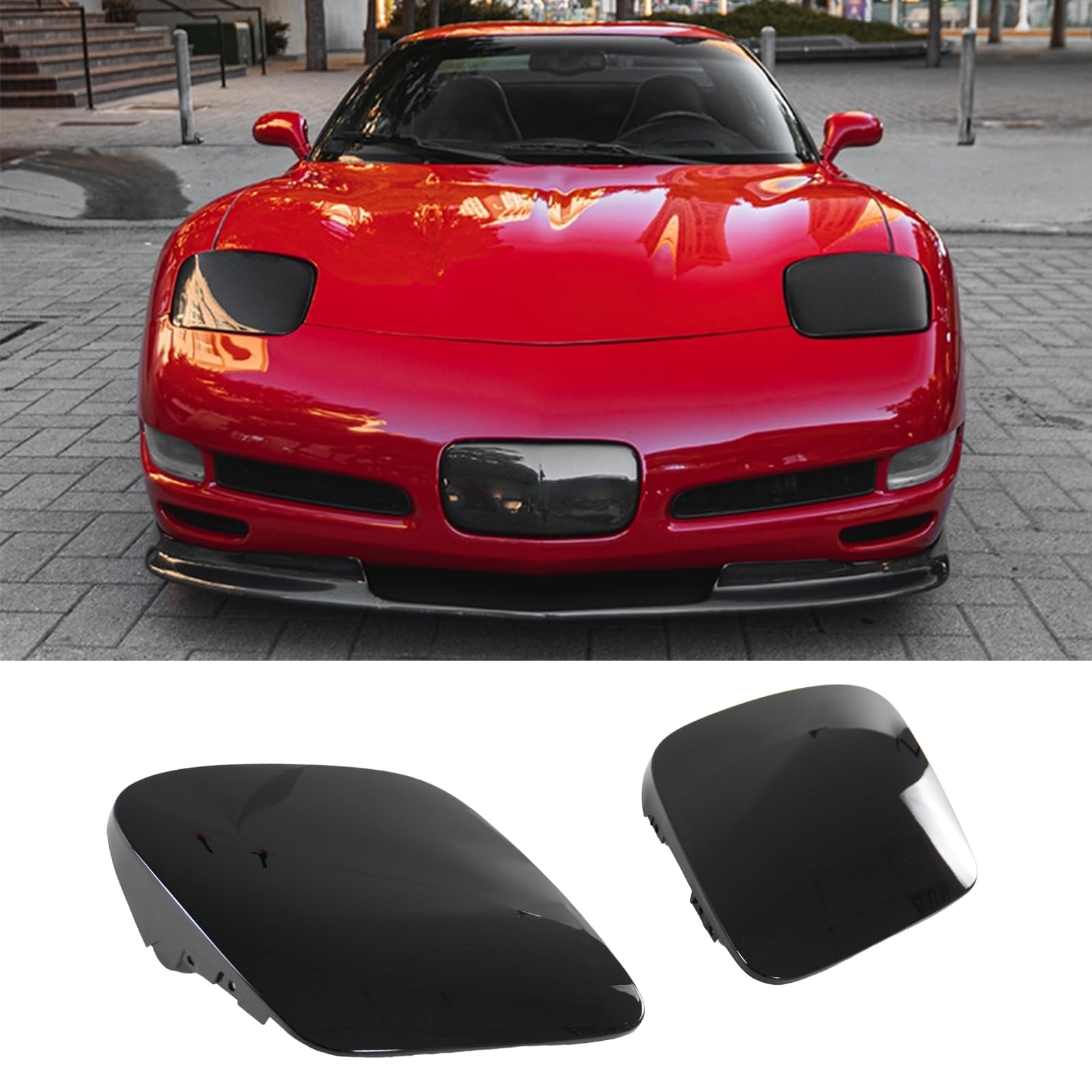 Amazon.com: PFRREOR 2PCS Headlight Cover for Corvette C5 1997-2004