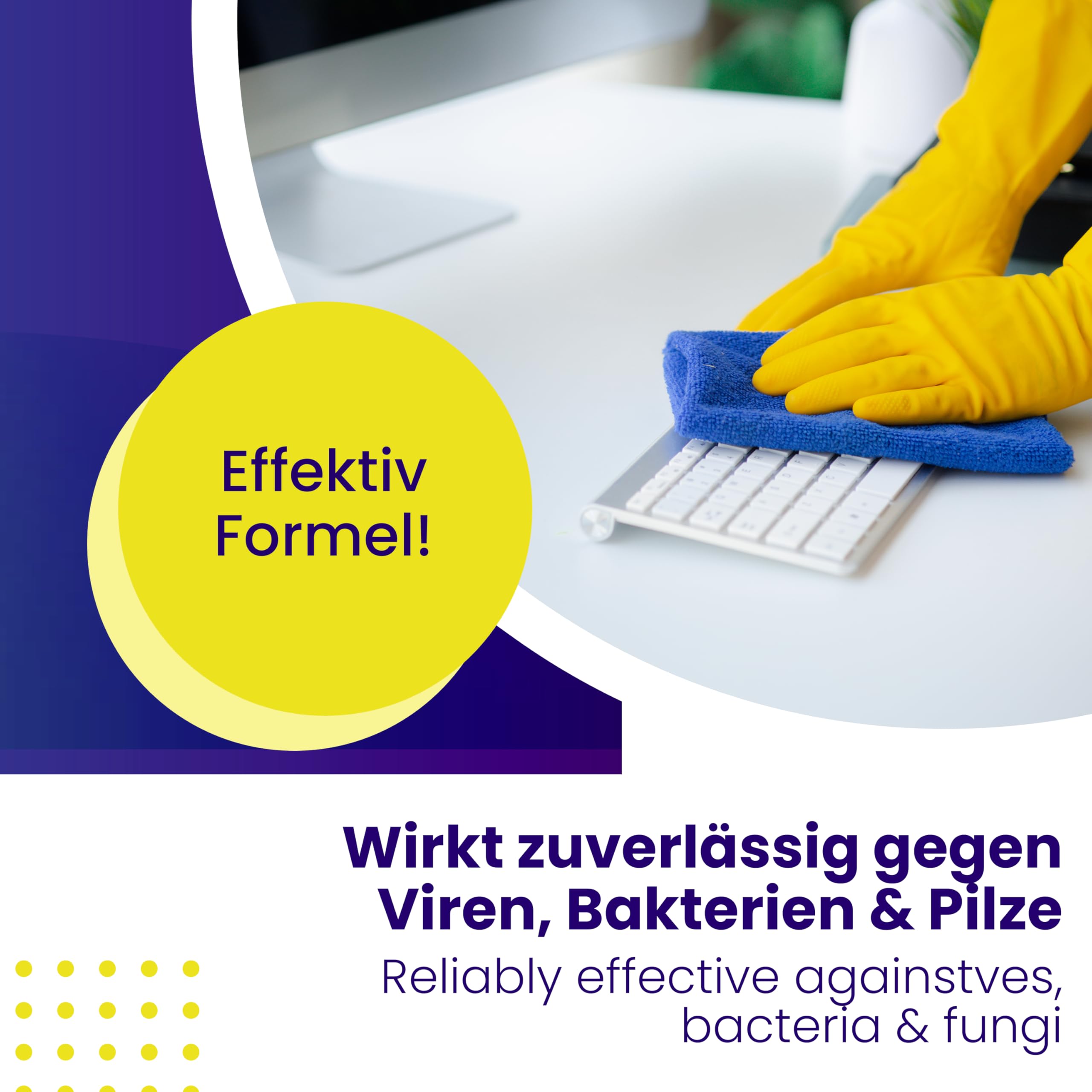 Mr. Perfect® alkoholisches Flächendesinfektionsmittel 2x5L - Hochwirksame Flächendesinfektion mit Alkohol - Ideales Desinfektionsmittel für alle glatten Oberflächen