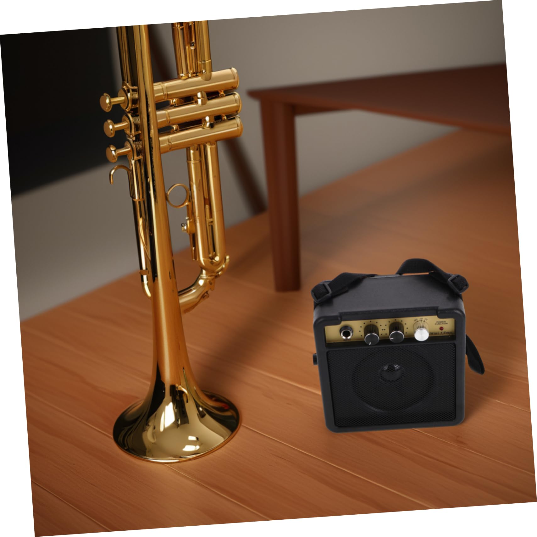 Mini Amplificatore per Chitarra Elettrica 5w Effetti Sonori Integrati e Struttura Robusta in Plastico e Metallo, per Esercitazioni Musicali Pratiche
