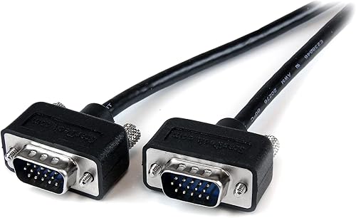 Miniatura 6 de StarTech.com Cable VGA a VGA de 6 pies (5.9 ft) - HD15 macho a HD15 macho - Coaxial de alta resolución - perfil bajo - Cable para monitor VGA