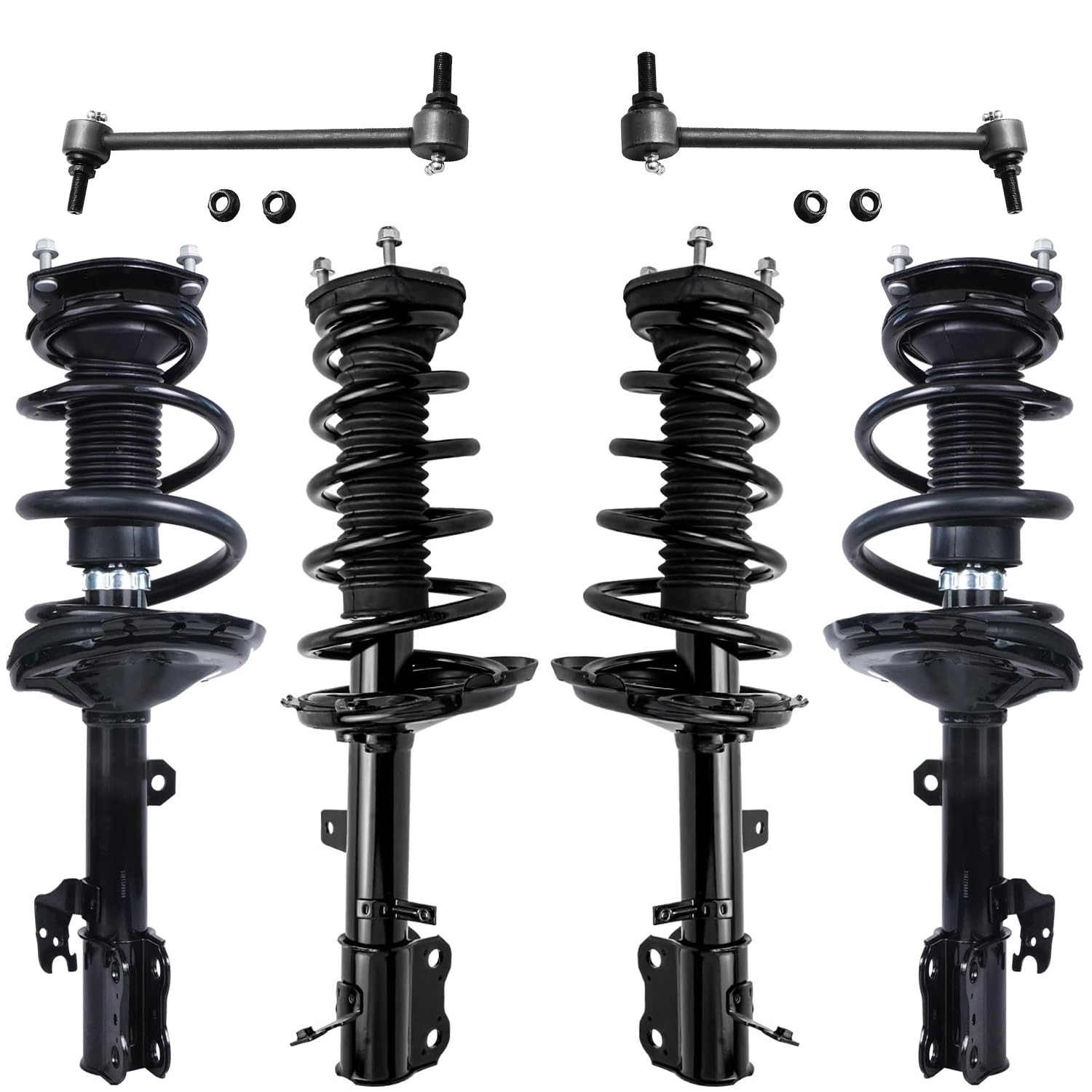 Detroit Axle - AWD 6pc Struts Kit for 2004-2007 Toyota Highlander