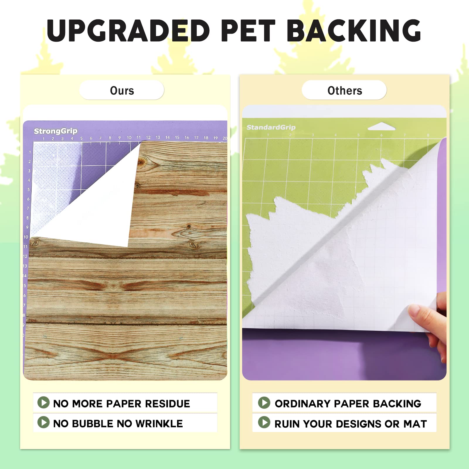 Vinile Adesivo Permanente Tintnut - 18 Fogli 30.5x25.4cm Verde, Per Decorazioni Fai Da Te - Foto 5