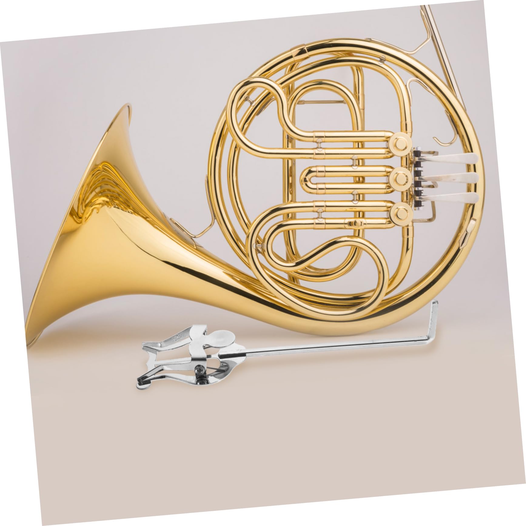 Toyvian French Horn Music Holder Score Clip Grip Lightweight Portable and Durable