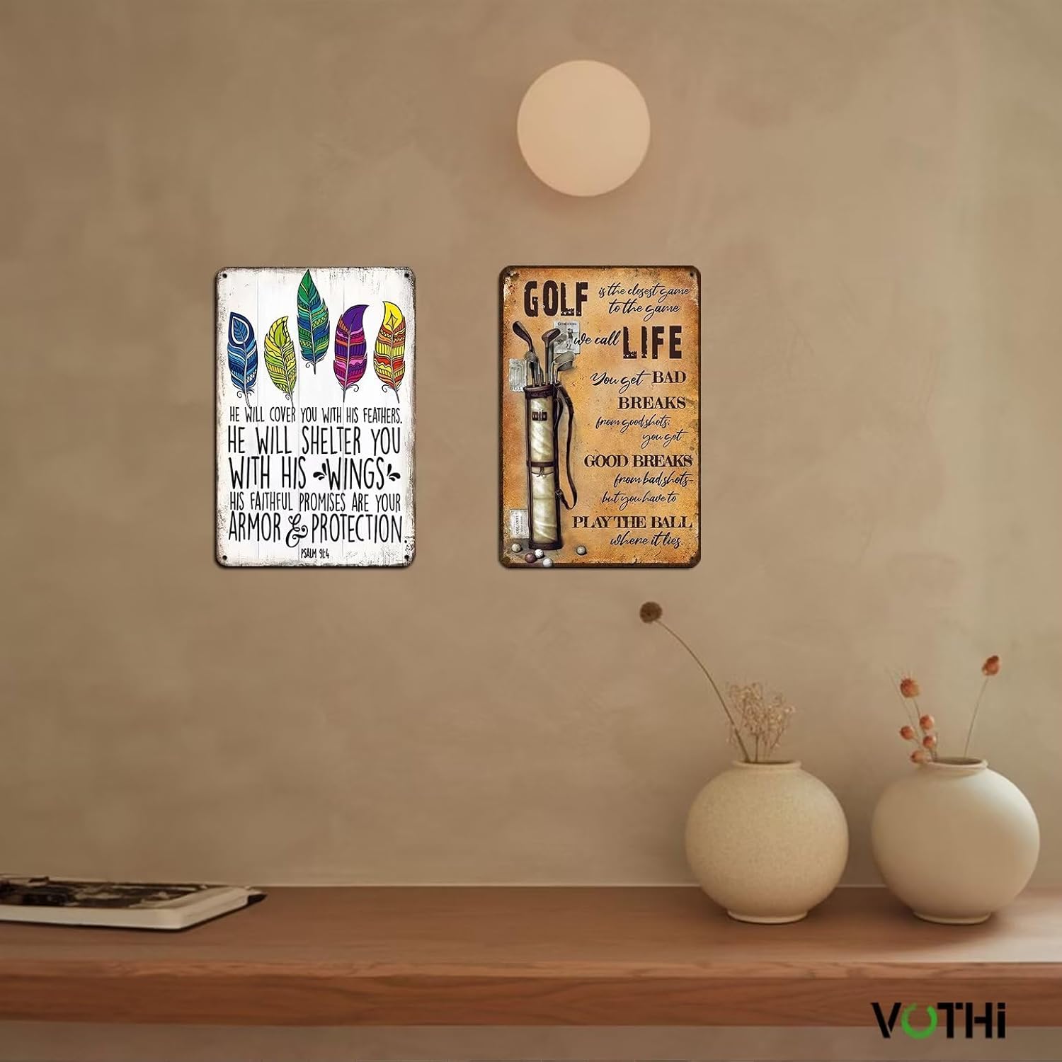 Funny Retro Metal Tin Sign Golf Decor Home Wall Decor Poster; Sports Memorabilia for Man Cave Essentials Golf Posters Bar Pub Decoration Garage 12x8 In - Image 4