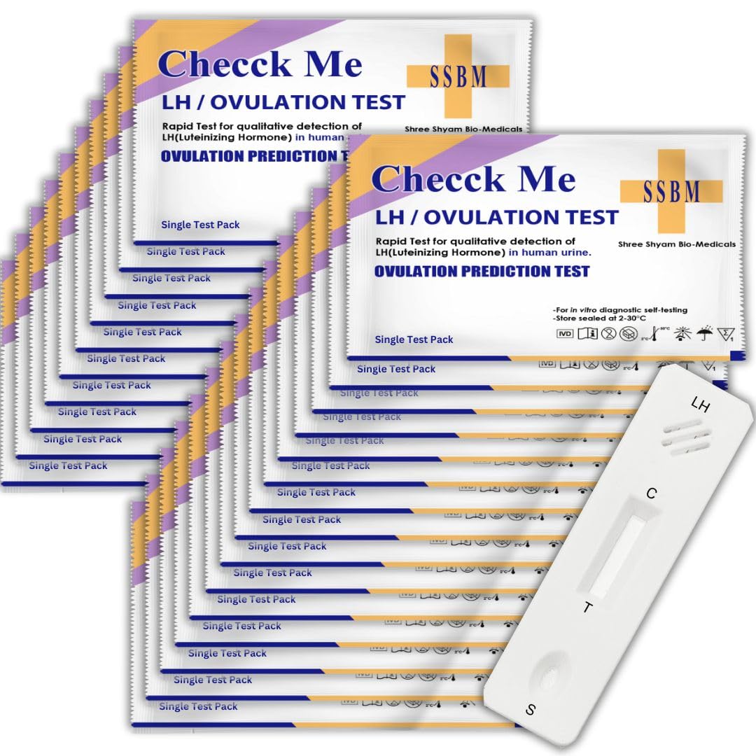 Checck Me Ovulation Test Kit for women planning pregnancy (Pack of 25)-image-22