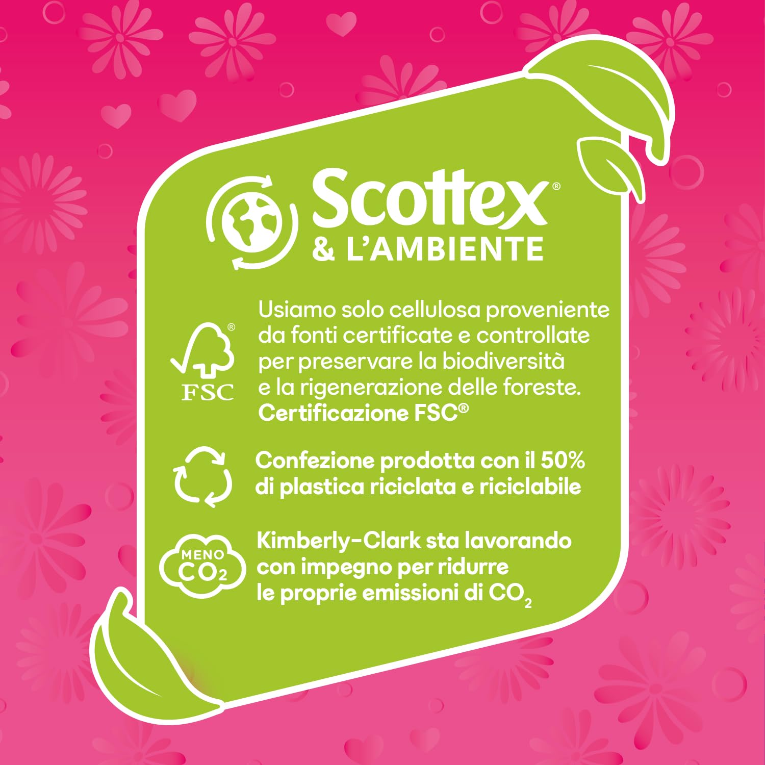 Scottex Amore di Casa, Carta da Cucina, 21 Rotoli da 68 Strappi, Carta Assorbente, Rotoloni carta per la Cura di Casa e cucina