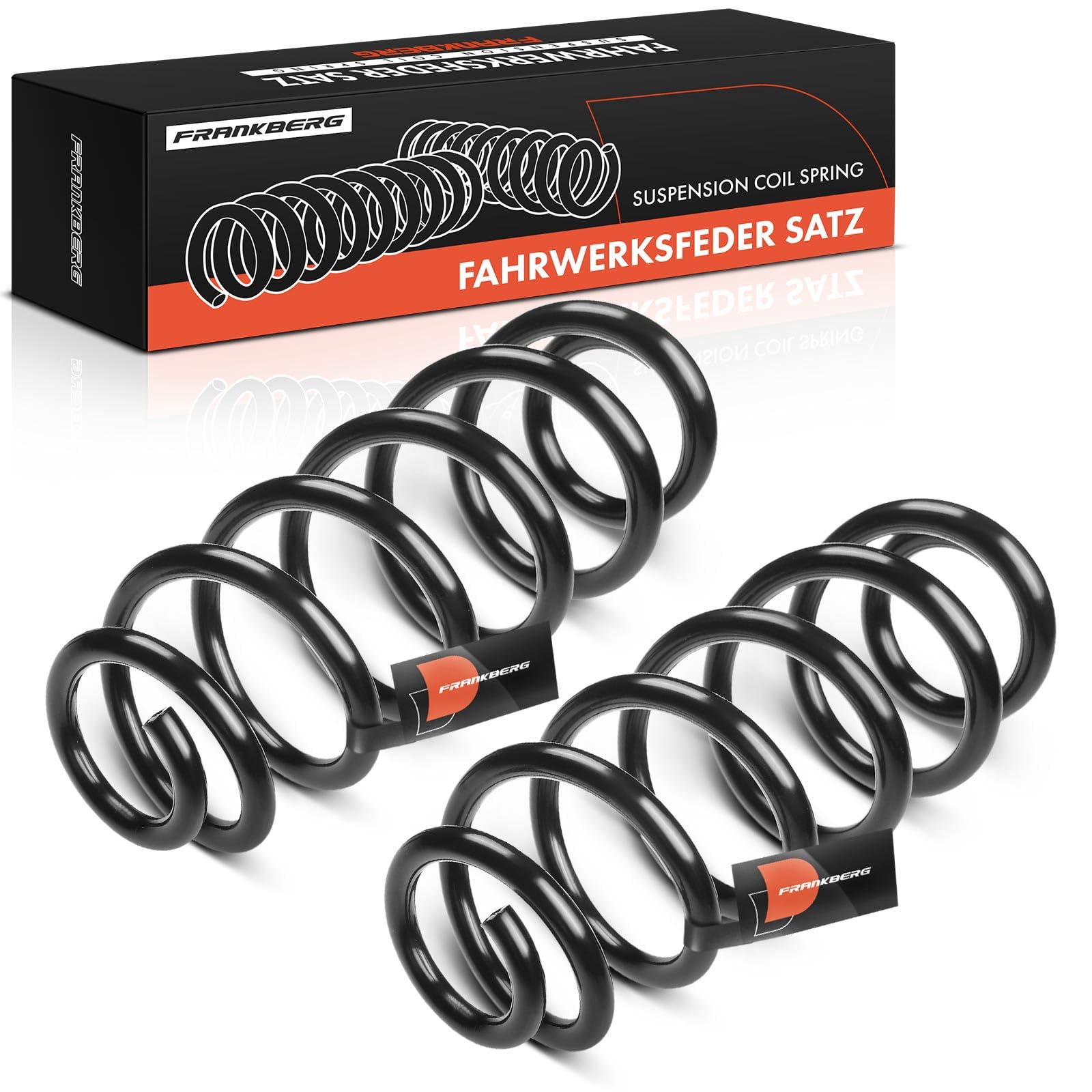 Frankberg 2x Molle autotelaio Molle sospensioni Compatibile con Fortwo Coupé 451 Fortwo Cabrio 451 Replace# 4513240304