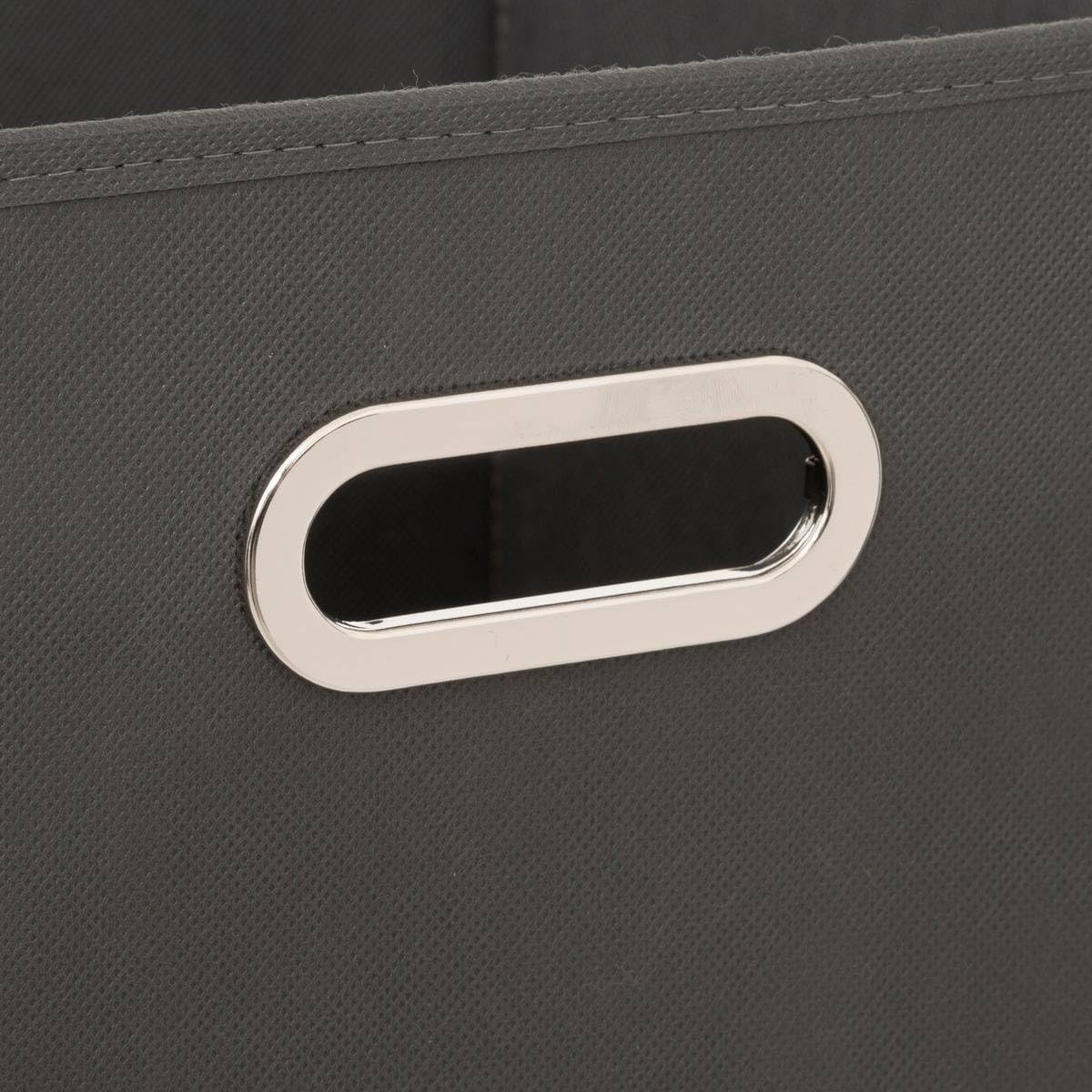 5 five simply smart 5five - cestino in tessuto grigio mix n modul 31x31cm