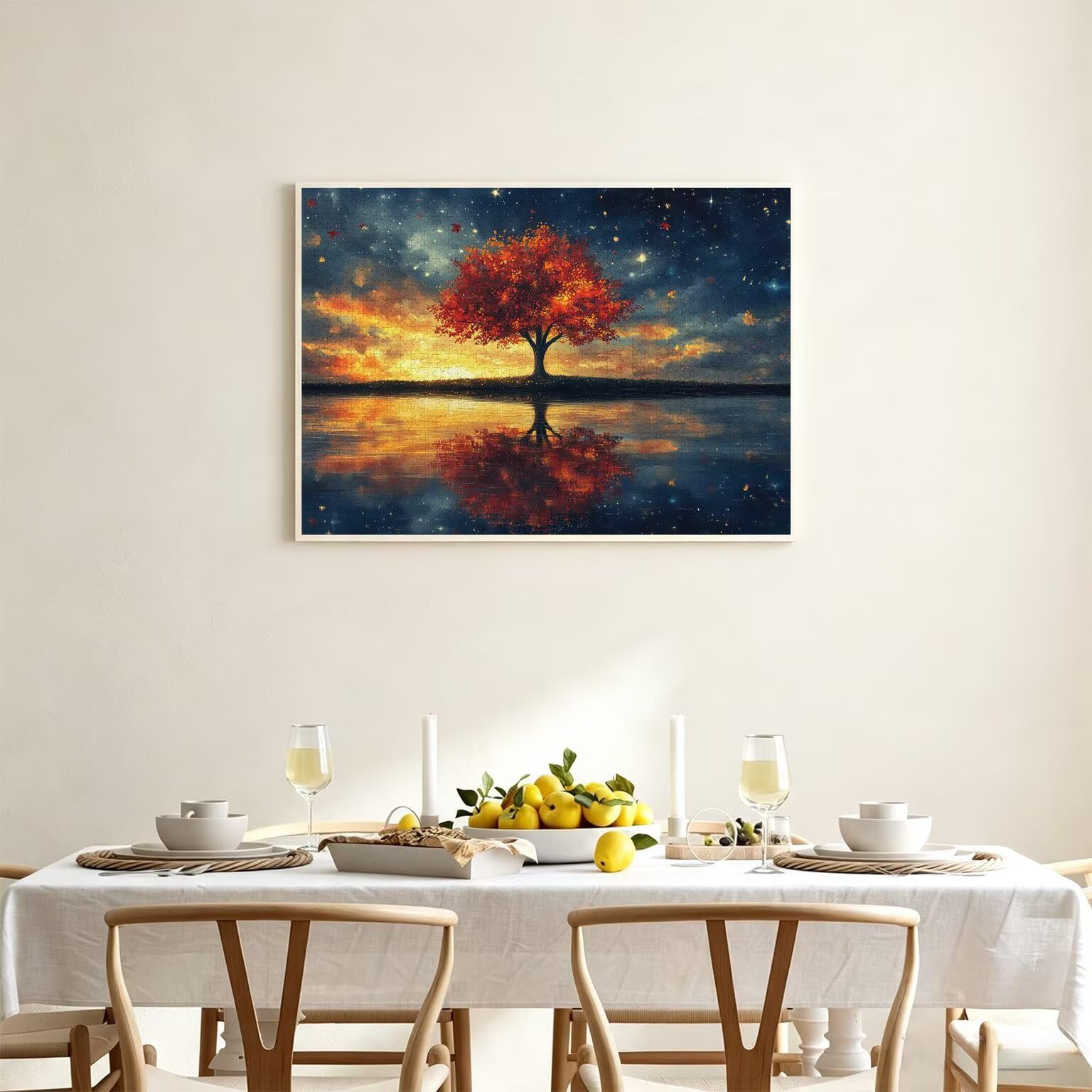 Puzzle dla dorosłych 6000, drzewo krajobrazowe, 179 x 105 cm, n-332