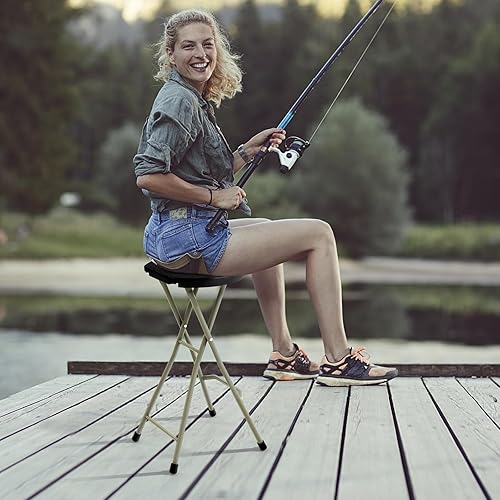 Miniatura 2 de Goplus Taburete plegable paquete de 4 taburetes plegables de 28 pulgadas para adultos con capacidad de 330 libras taburete plegable de plástico