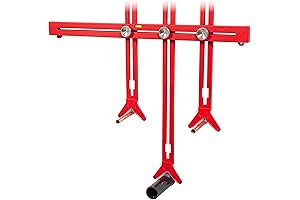 Cabinet Plumbing Jig - Adjustable Outlet Hole Guide for Sink Base Cabinets...