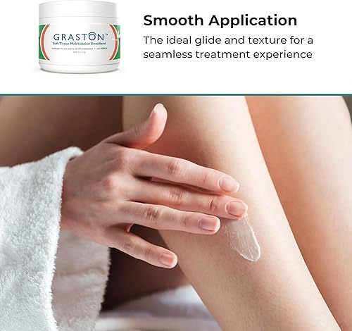 Miniatura 2 de Herramienta de masaje Graston Técnica Arnica Emoliente de Tejido Blando - Frasco de 4oz Crema de terapia de grado profesional para IASTM, masaje,