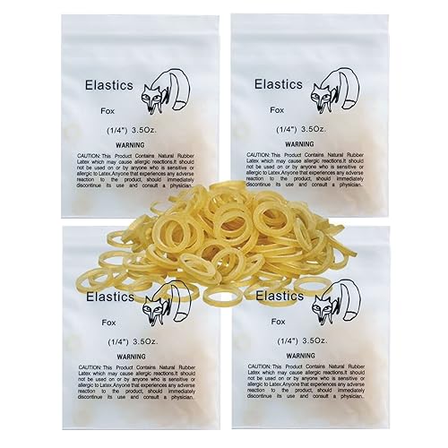 Miniatura 9 de Paquete de 400 bandas elásticas de ortodoncia dentales elásticas intraorales pesadas 65 onzas 316 pulgadas 0189in