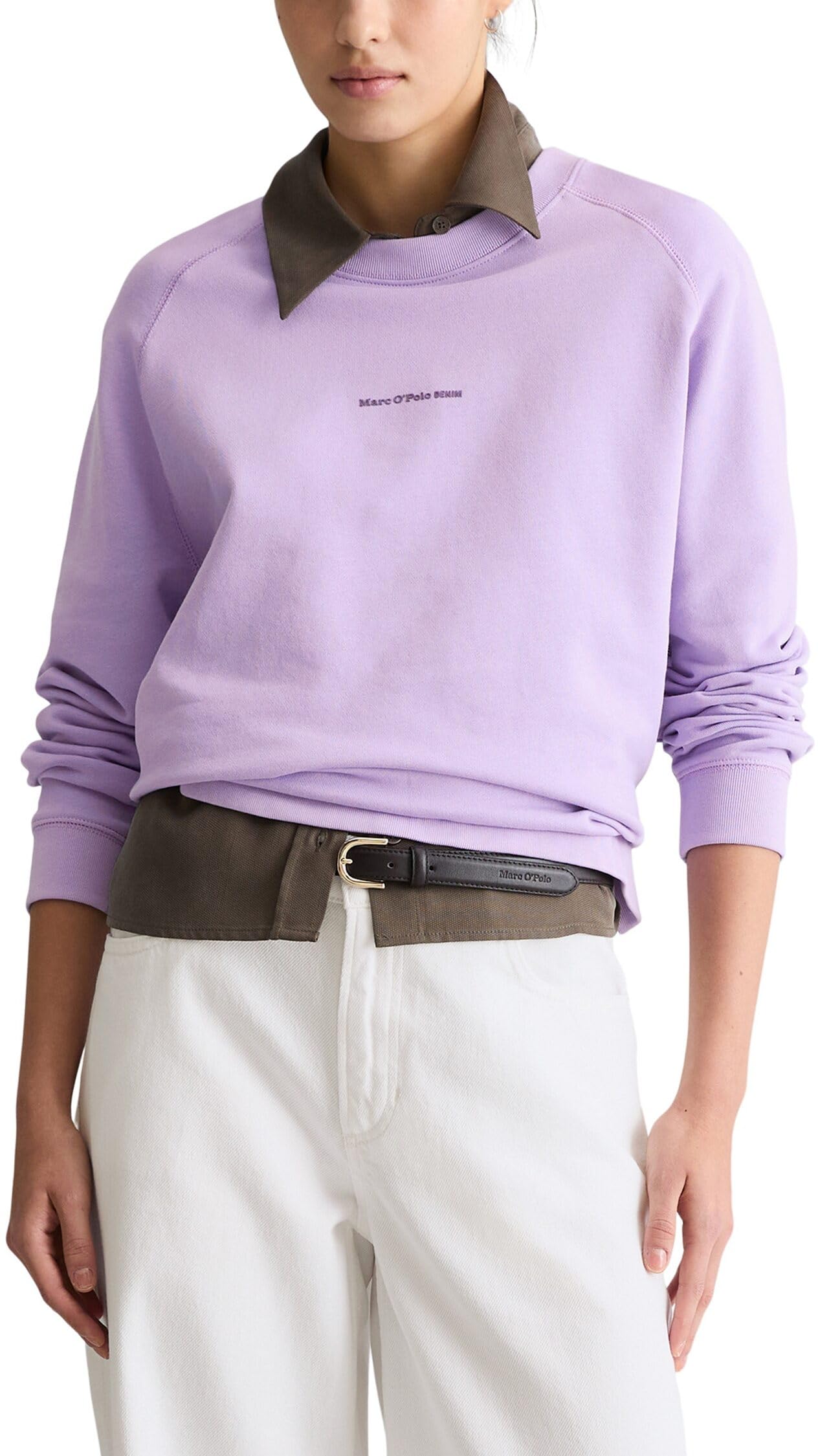 Marc OߴPolo Denim Damen Sweatshirt aus Bio-Baumwolle mit Raglanärmeln