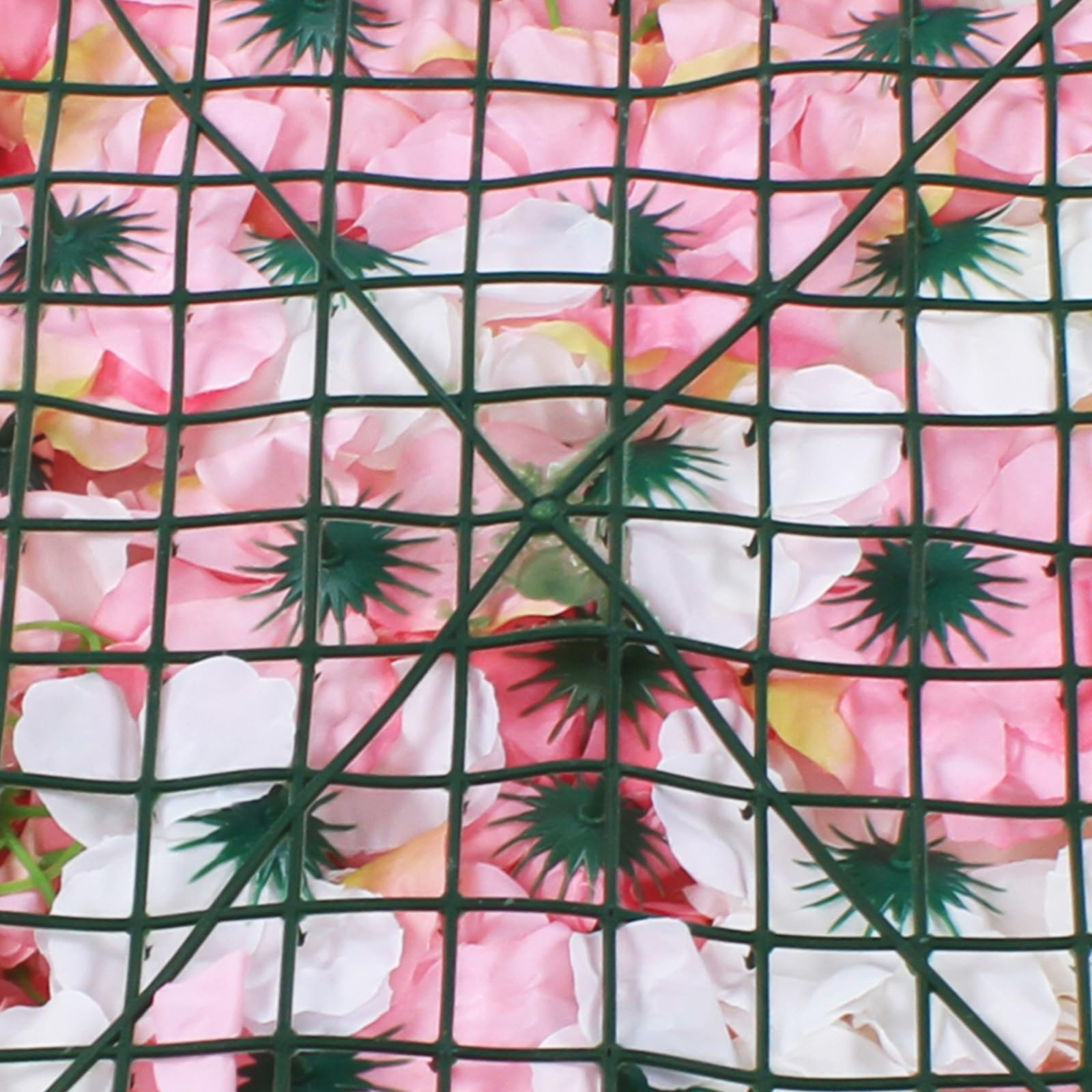 12 Stück Künstliche Blumen Wandpaneele, Blumenwandpaneel, 40x60cm | Seidenstoff, Wanddeko Blumen, für Hochzeit, Valentinstag, Zuhause,Hintergrunddekoration