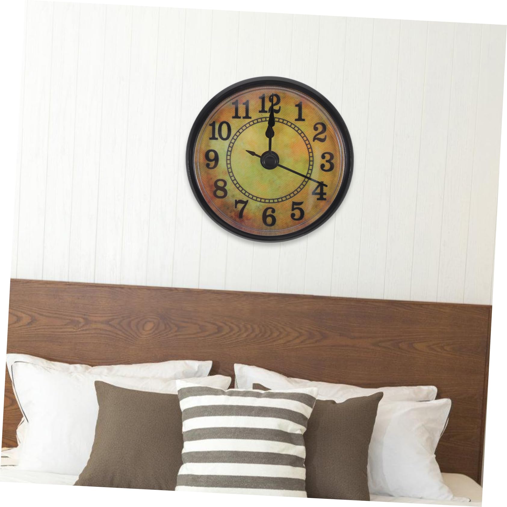 STOBAZA 4 Stück Vintage Uhrwerk Einbau Uhr für DIY Projekte Retro Uhrkopf mit Mechanismus für Wand und Tischuhren Einfache Installation und Langlebige Materialien