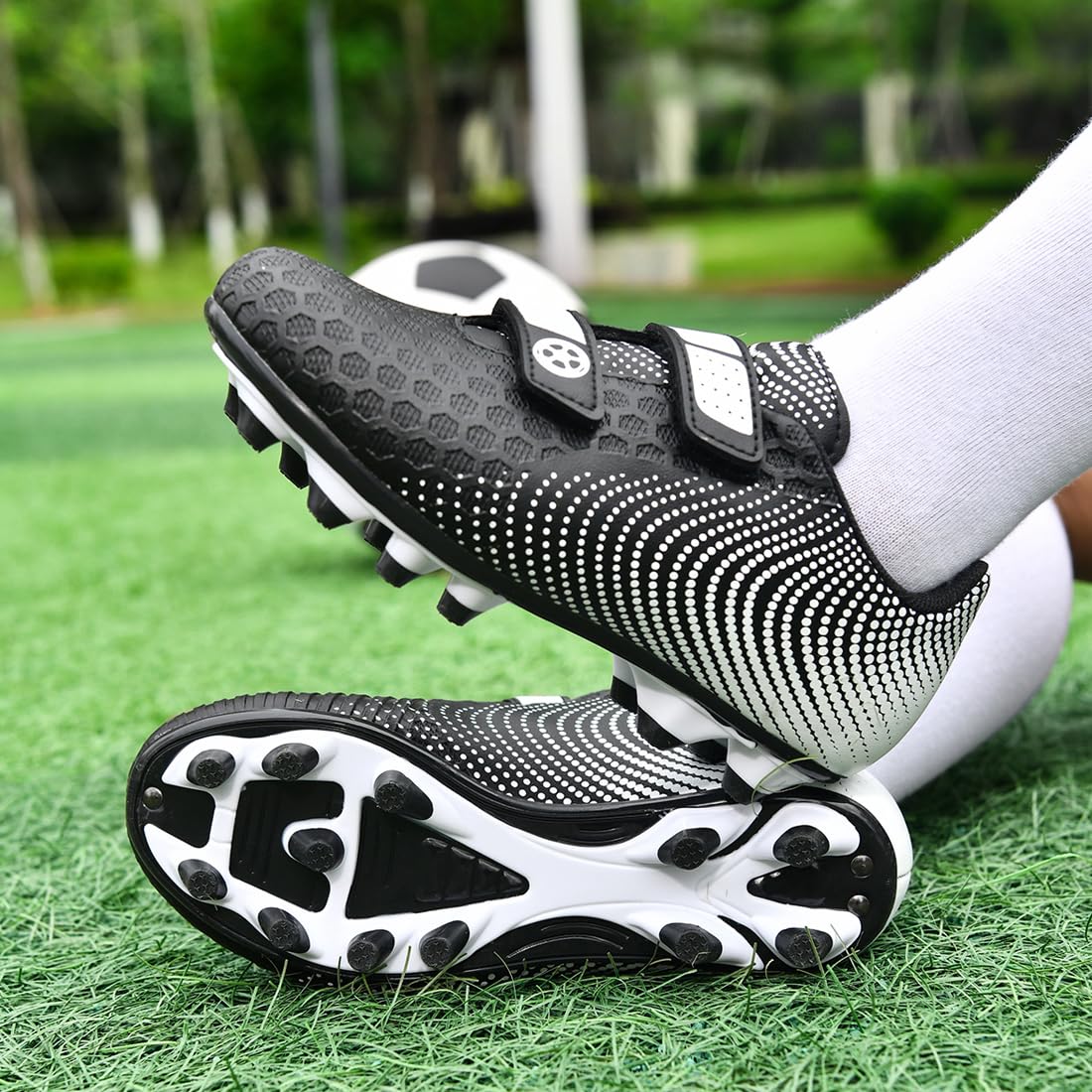 Buty Piłkarskie Dziecięce Treningowe Niskie Antypoślizgowe Oddychające 28-37 EU