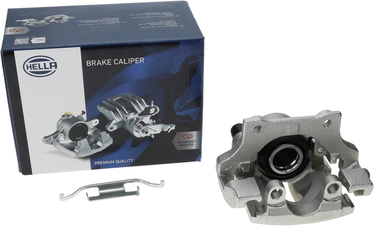 HELLA Brake Caliper With Bracket Included Compatible with Select 2008-2013 BMW, Rear Right