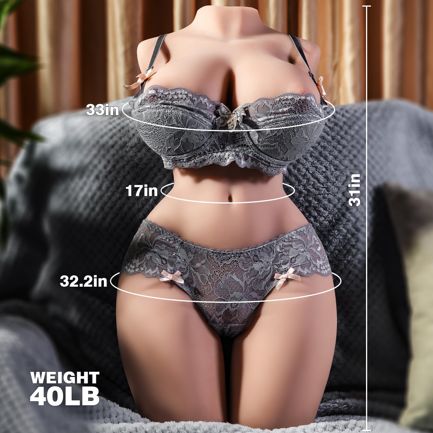 Amazon.com: Life Size Sex Doll with Flexible Torso, with Realistic Full Size  Body Skin Texture, Soft Butt Big Breasts Pussy Ass Masturbation Hole &  Breast Sex, Realistic Adult Male Sex Dolls for