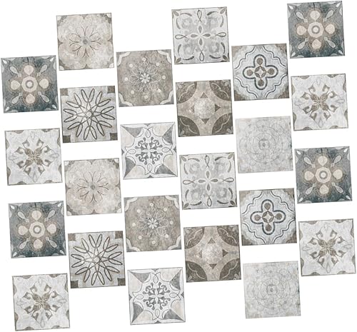 Angoily for Pcs Tile Wall Sticker for Home Removable Tile Decals Self-Adhesive Tile Sticker Vinyl Flooring Bathroom Tile Stickers Tile Wall Decals