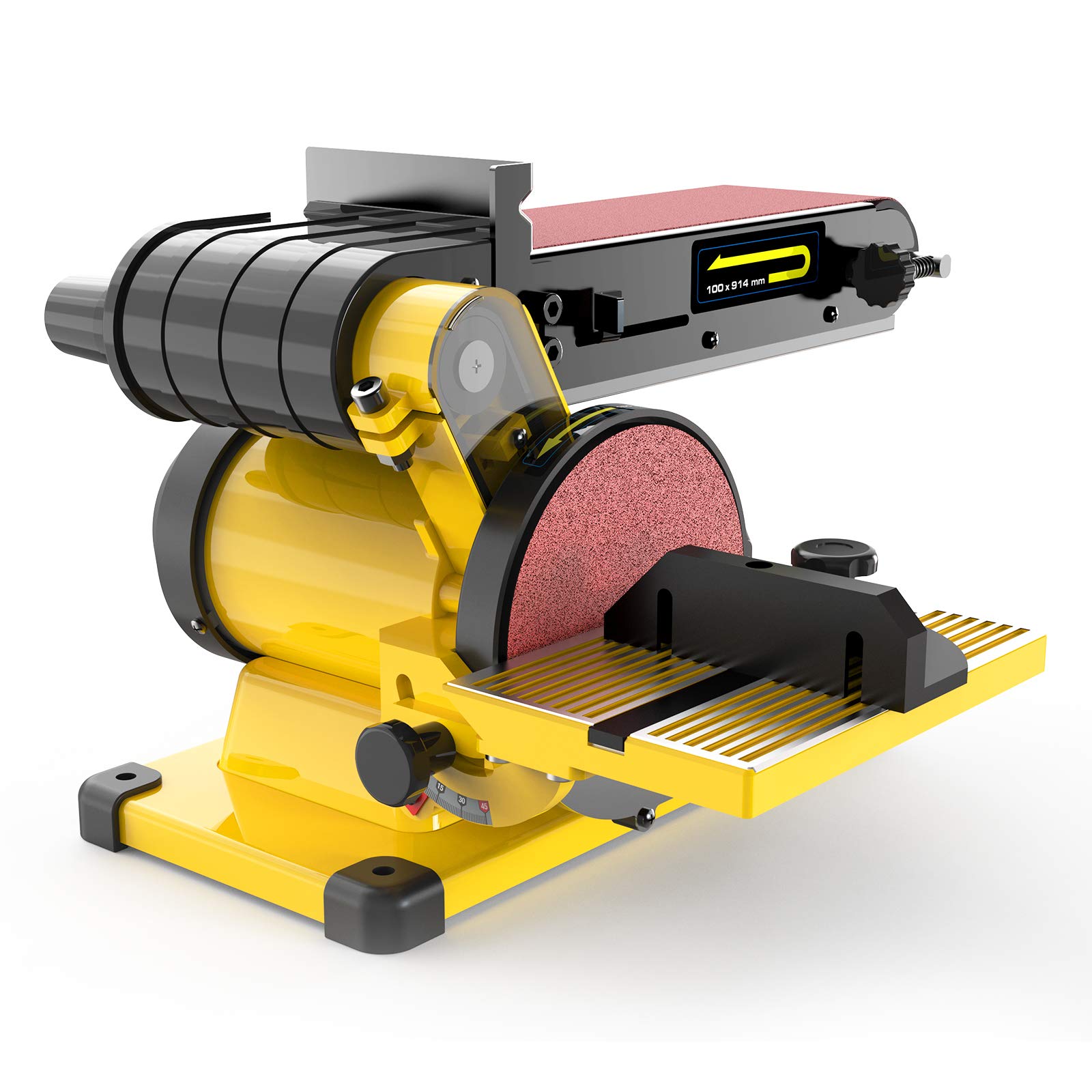 Woodskil 4.3A 3/4HP Belt Sander 4 x 36 in. Belt & 6 in. Disc Sander