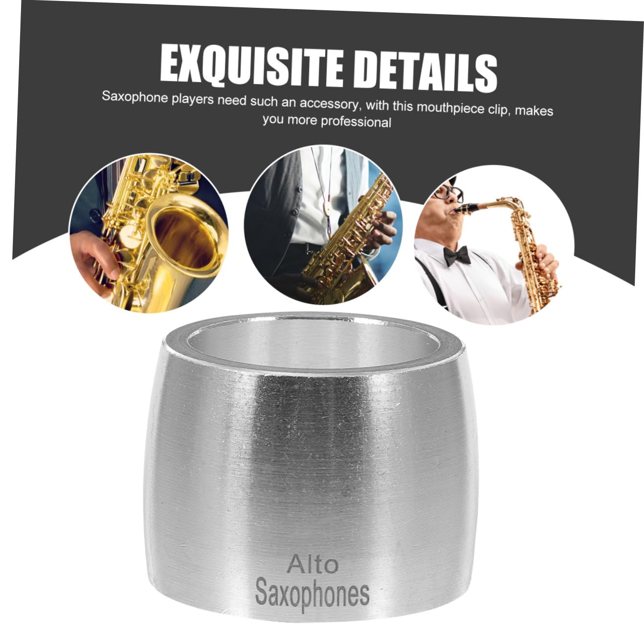 ibasenice 4pièces Sangle Pour Saxophone Alto Accessoire De Fixation De Rechange Pour Instrument à Vent Professionnelle Pour Saxophone
