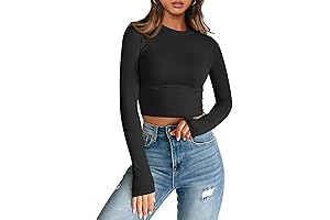 Womens Long Sleeve Crop Tops: Elevate Your Style with Fashion-Forward Basics