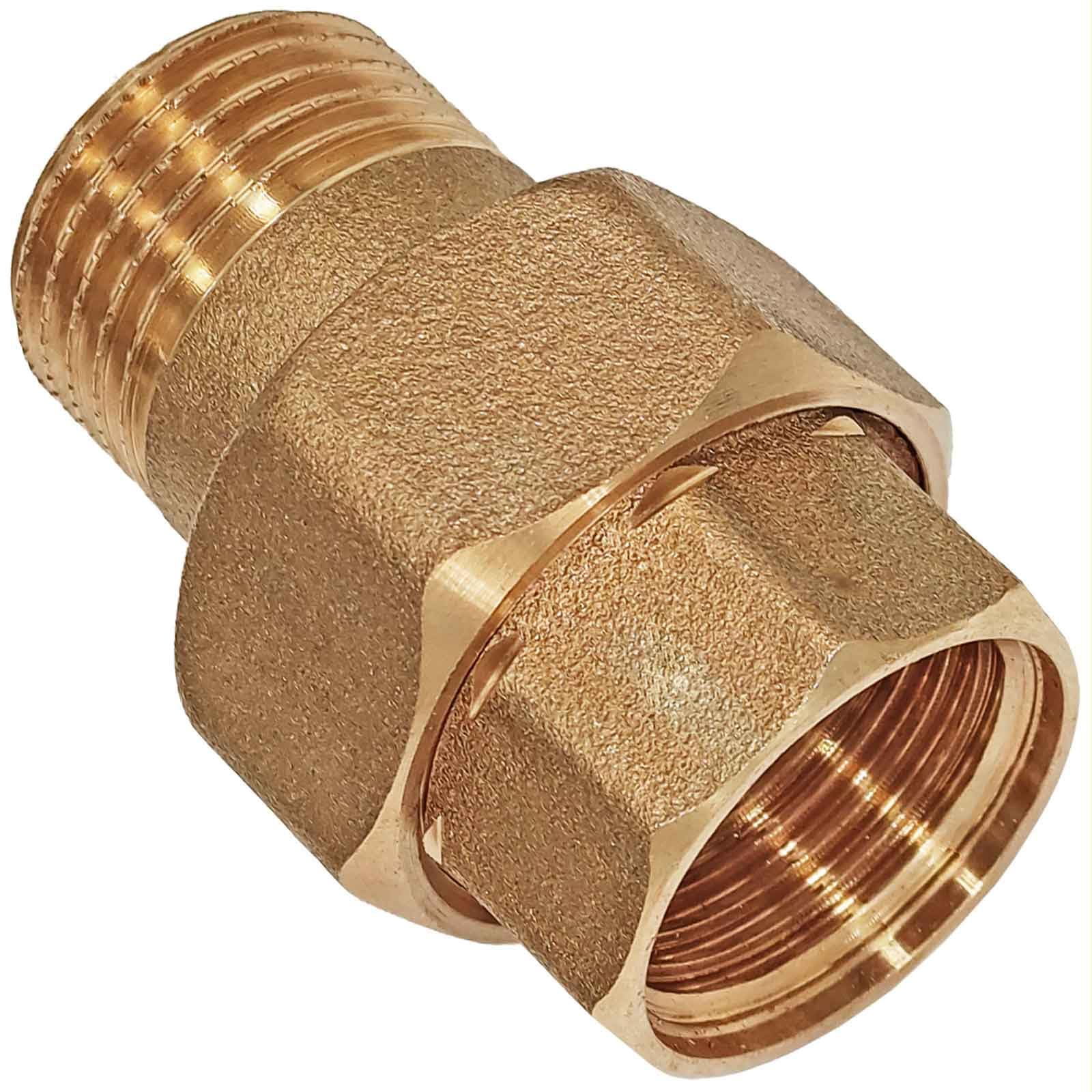 TOPBATHY 8 Stück Messing Lampengewinde - M10 Gewinderohr Adapter Für DIY Beleuchtung