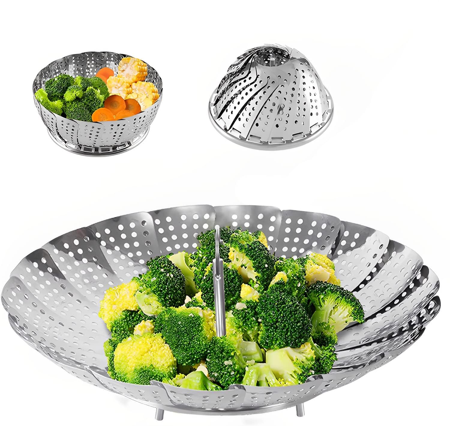 BIGJANE 100% Stainless Steel Vegetable Steamer (B0DB1ZSGQ8) Amazon Price History, Amazon Price Tracker