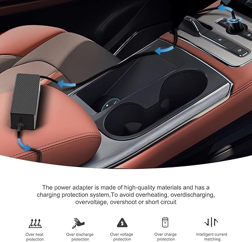 Miniatura 5 de HKY Cable de alimentación de CC para automóvil compatible con Caire Freestyle Comfort concentrador de oxígeno portátil O2 AS200-1 AS200-101