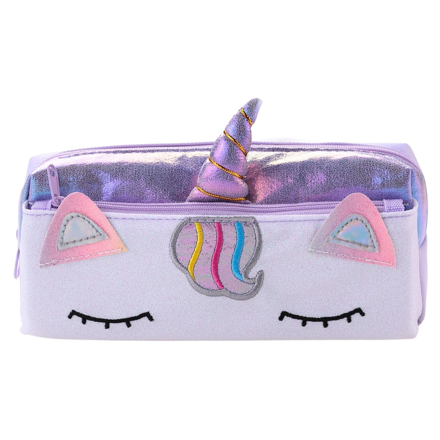 Tinker Squad Pencil Box Pouch for Girls | Unicorn Pouch Cute Stationery Pencil Case for Girls School Kids | Fancy Compass Pouches Kit for Students | Pen Pencilbox Cases | Aesthetic Stationery Pouch (B0DFM2PQPW) Amazon Price History, Amazon Price Tracker