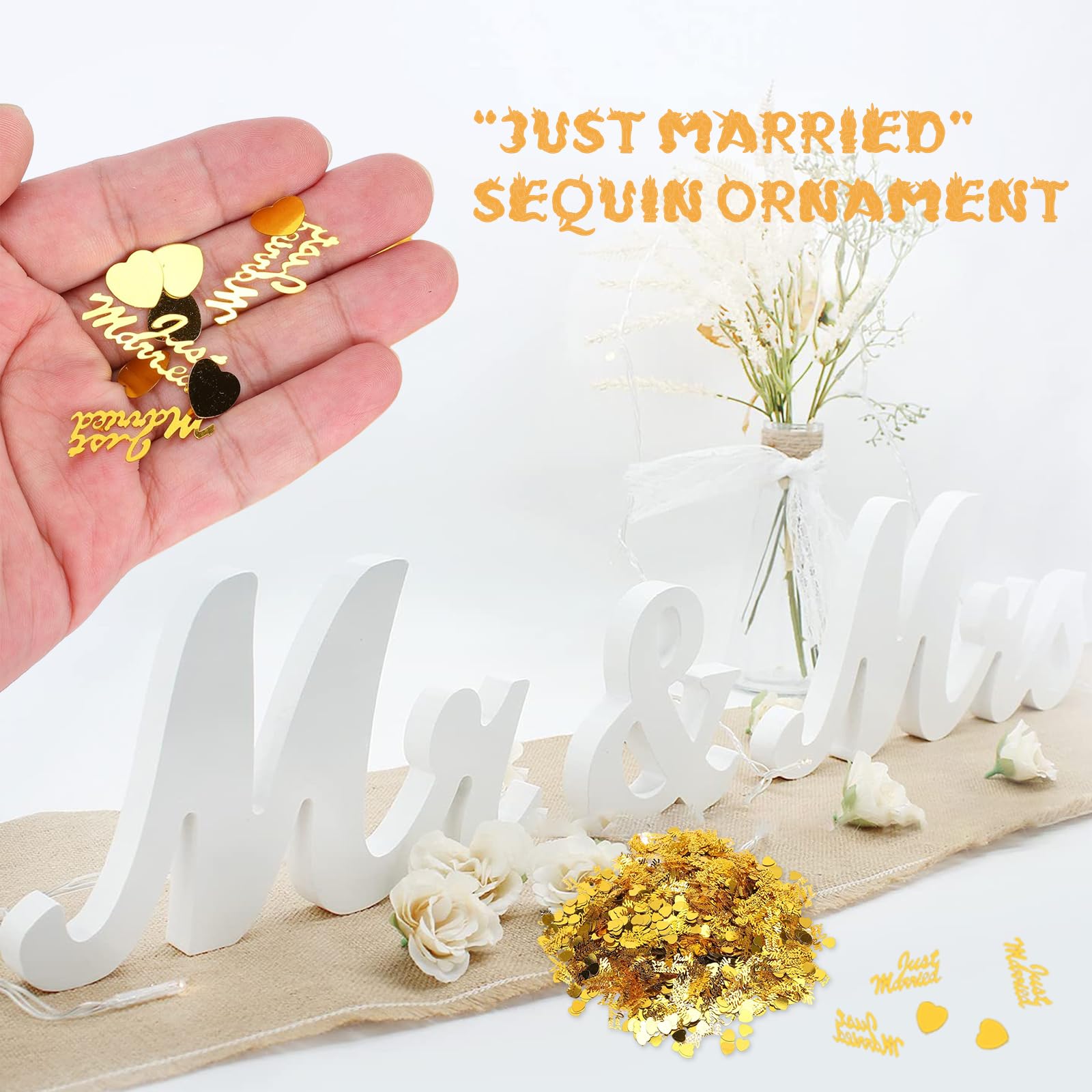 Mr & Mrs Hochzeitsdeko Set Mit Ballons Und Banner - Rustikale Partydekoration