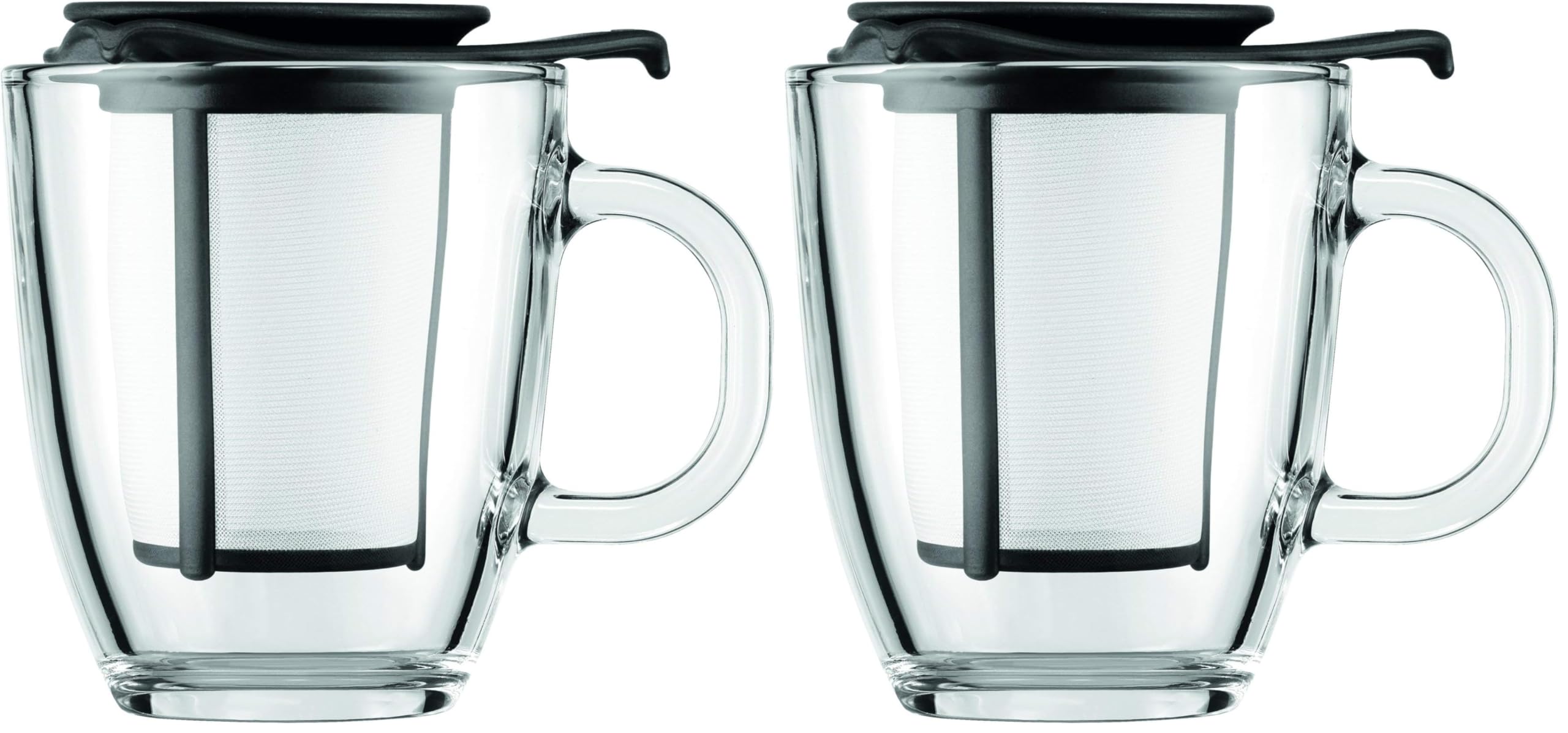 Mug Infuseur en verre trempé Bodum Yo-Yo 35 cl noir K11239-01
