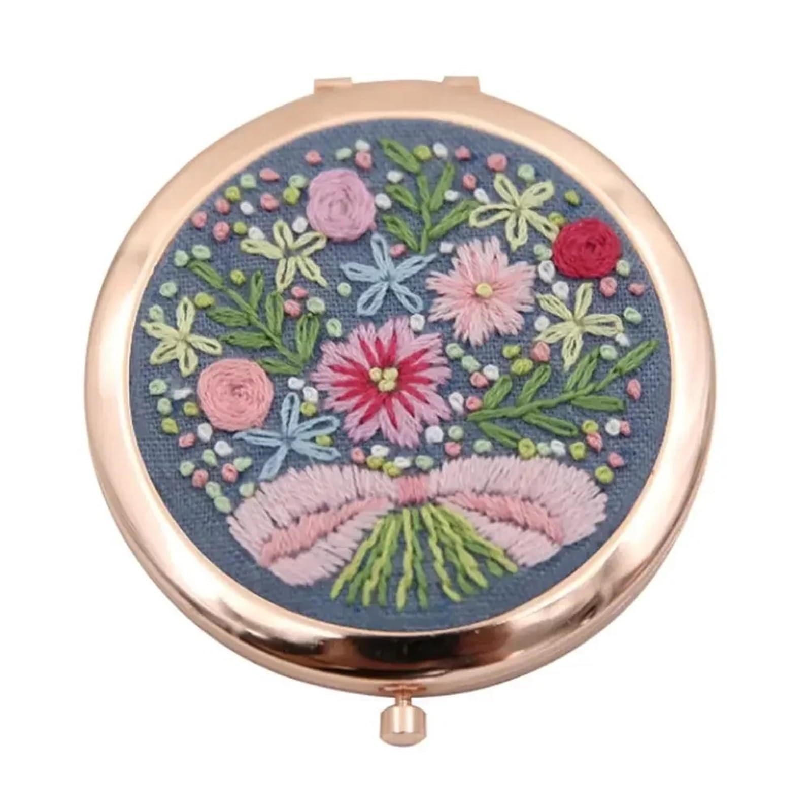 LKLNKVL embroidery, Embroidery Kit，Handcraft Needlework Cross Stitch Kit Double-Sided Mirror Material Package(Color 06)