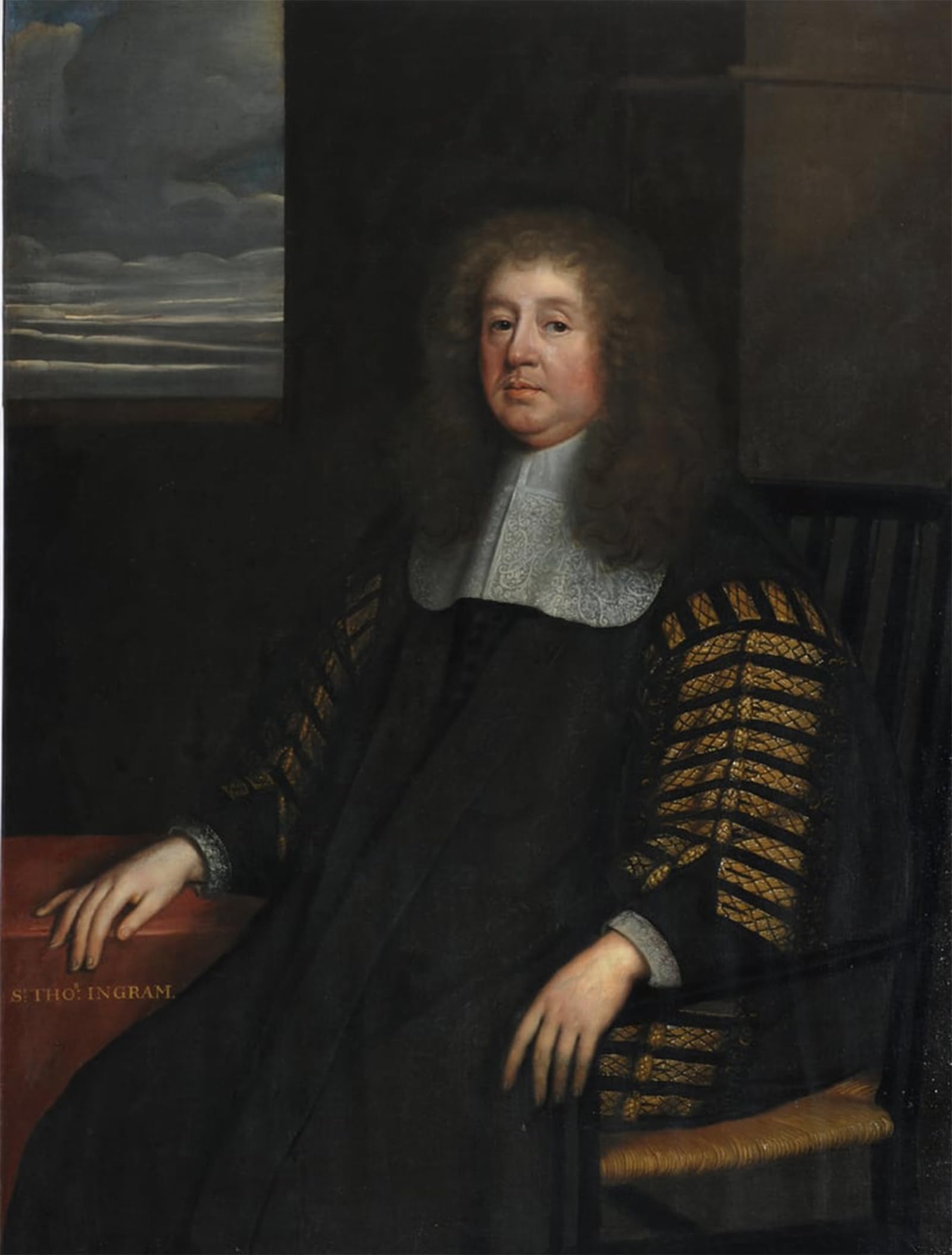 Tableau Sir Ingram par Peter Lely impression sur toile d'art 60x90cm