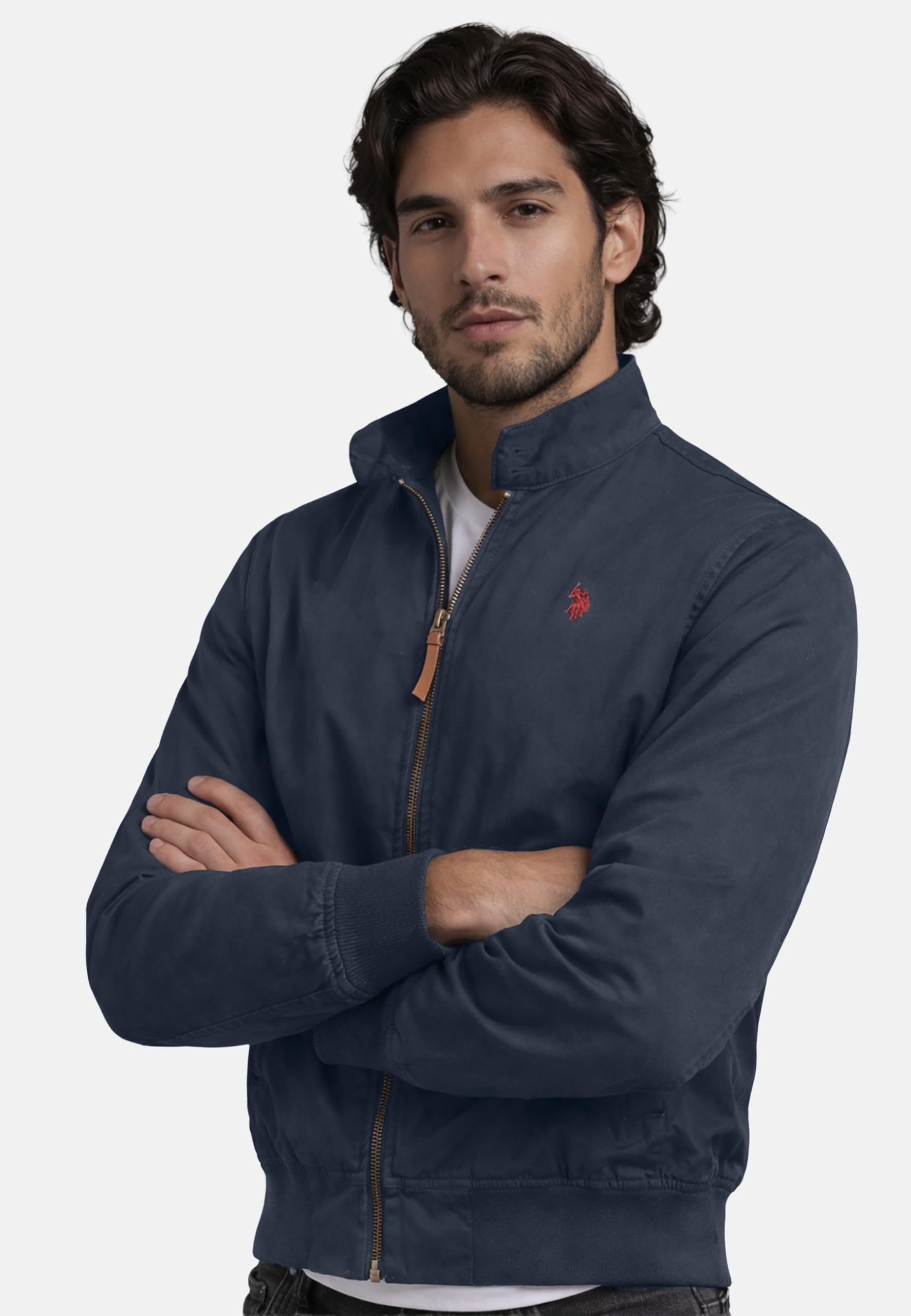 U.S. POLO ASSN. Kurtka męska (S-XXL) - bawełna, lekka, 3 kieszenie - P037
