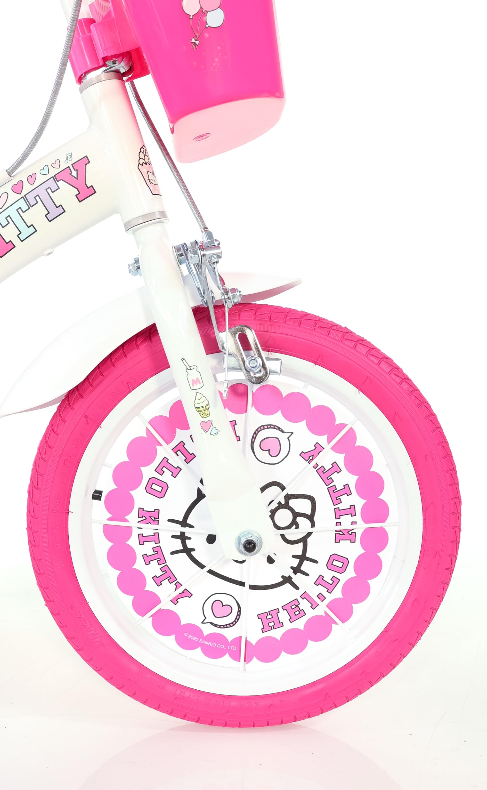 Dino Bikes per Hello Kitty Bicicletta per bambine da 14 pollici